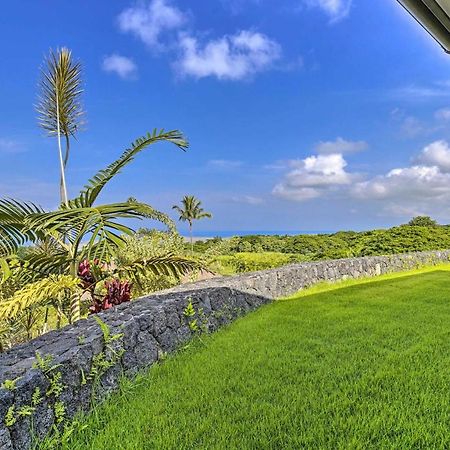 Sweeping Ocean Views Ideal Location Gated Villa Kailua-Kona Exteriör bild