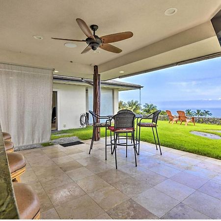 Sweeping Ocean Views Ideal Location Gated Villa Kailua-Kona Exteriör bild